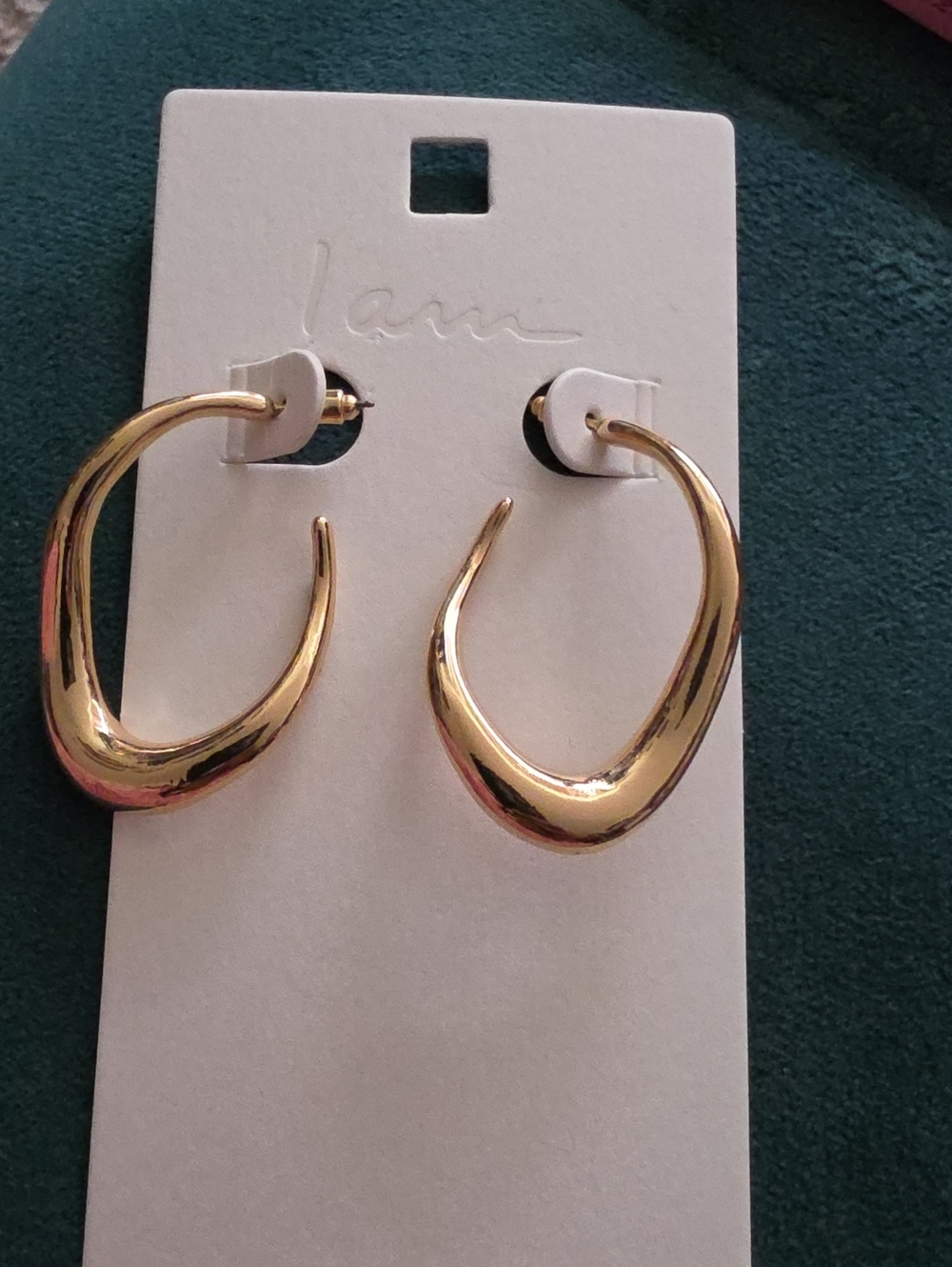 I AM Gold Earrings